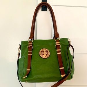 The Celtic Bag Co green crossbody
